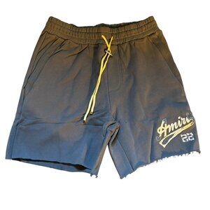 AMIRI Men's Blue Logo-embroidered Shorts